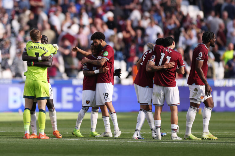 Tal como o Arsenal, o West Ham United tinha uma vontade indomável de vencer